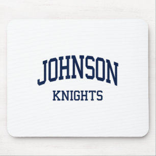 Mousepad Johnson Segundo grau Hs Gainesville Ga Retro Sport