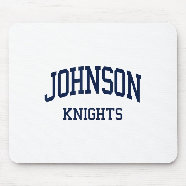 Mousepad Johnson Segundo grau Hs Gainesville Ga Retro Sport (Frente)