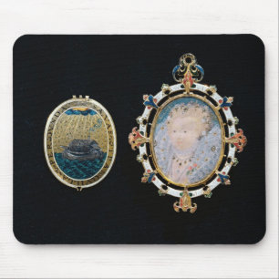 Mousepad Jóia da armada, miniatura da rainha Elizabeth mim