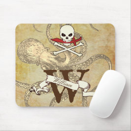 Mousepad Jolly Roger Monograma Inicial