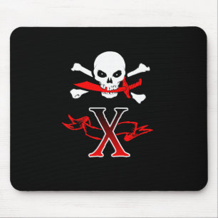 Mousepad Jolly Roger X Monograma Inicial