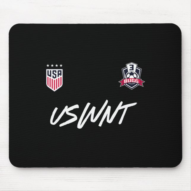 Mousepad Jordyn Bugg 3 Navy Uswnt Licença Oficial  (Frente)