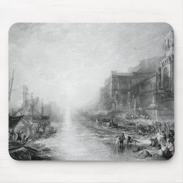 Mousepad Joseph Mallord William Turner | o embarque de (Frente)