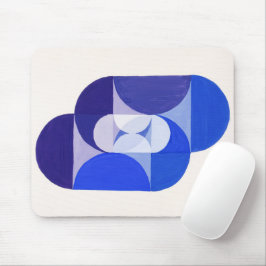 Mousepad Joseph Schillinger Key Blue. Abstrato geométrico