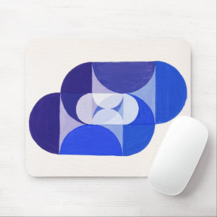 Mousepad Joseph Schillinger Key Blue. Abstrato geométrico
