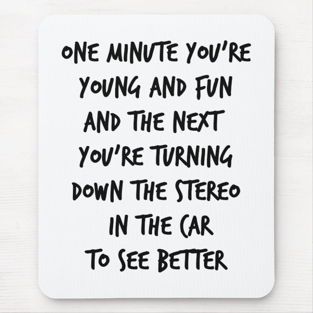 Mousepad Jovem e Divertido (Frente)