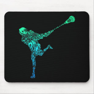 Mousepad Jovens Jovens Jovens Jogadores de Lacrosse Meninos