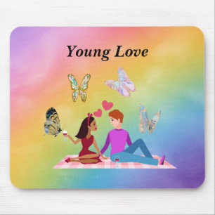 Mousepad Jovens Ratos de Amor com Casal