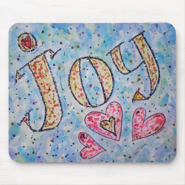 Mousepad "Joy" de Palavra Inspiracional (Frente)