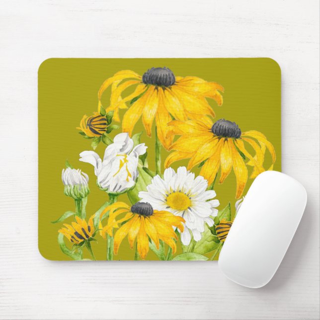 Mousepad Joyful Summer em um Pad de Mouse (Com mouse)