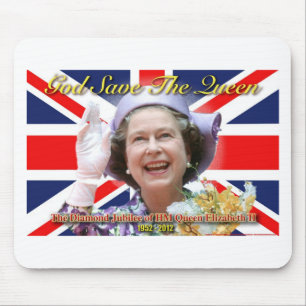 Mousepad Jubileu de diamante do HM rainha Elizabeth II