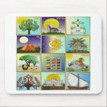 Mousepad Judaica 12 tribos de arte de Israel<br><div class="desc">Você está vendo a coleção do design de Lee Hiller. Roupa,  presentes & fotografia de Lee Hiller das coleções ou coleção de arte de Digitas. Você pode ver sua fotografia da natureza em http://HikeOurPlanet.com/ e seguir seu blogue de caminhada dentro do parque nacional de Hot Springs.</div>