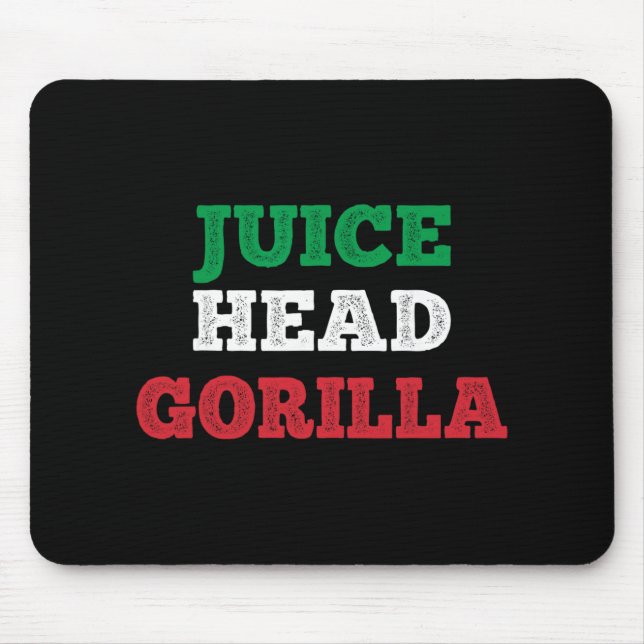 Mousepad Juicehead Gorilla New Jersey Garden Nj Shore Itali (Frente)