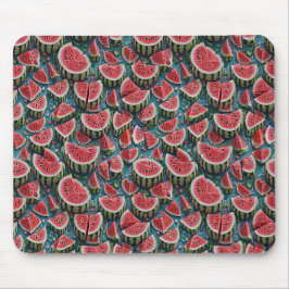 Mousepad Juicy Watermelon Pattern Design 1