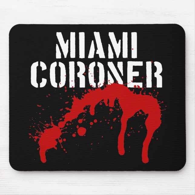 Mousepad Juiz do paládio do metro de Miami (Frente)