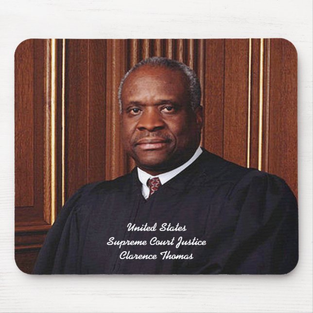 Mousepad Juiz do Tribunal Supremo Clarence Thomas (Frente)