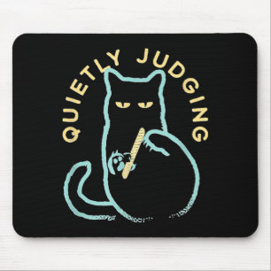 Mousepad Julgando Silenciosamente Roupas Engraçadas para Am