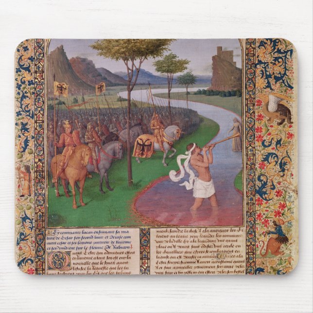 Mousepad Júlio César que cruza o Rubicon, c.1470 (Frente)