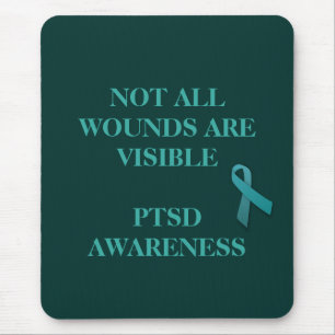 Mousepad June é PTSD Awarness Month T-Shirt