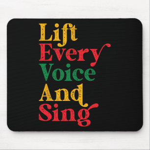 Mousepad Junta Levante Cada Voz Cantando História Negra