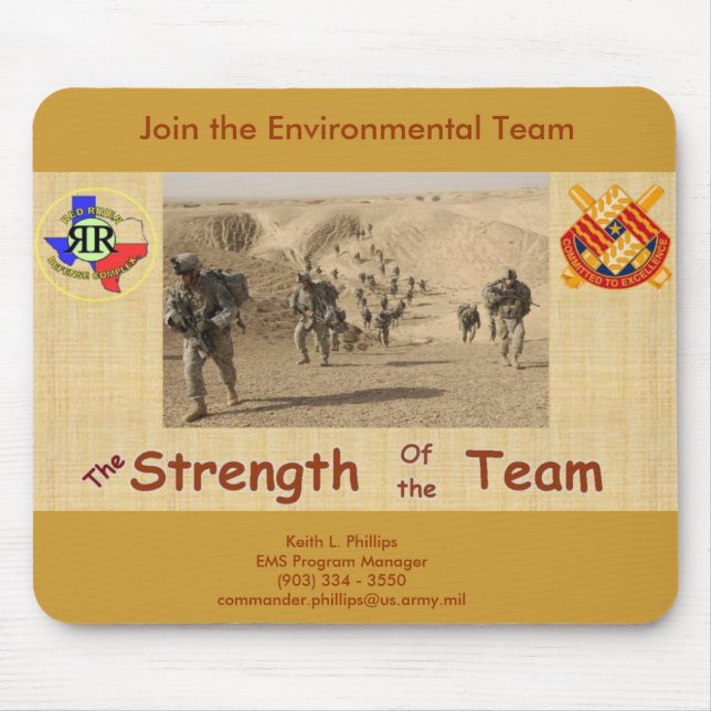 Mousepad … Junte-se à equipe (Frente)