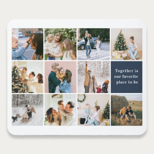 Mousepad Juntos É Nossa Colagem De Fotos Favorita