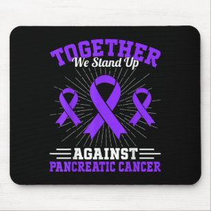 Mousepad Juntos Nós Nos Levantamos Contra o Motivo do Cânce