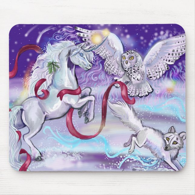 Mousepad Juntos somos um Unicórnio (Frente)