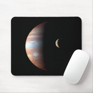 Mousepad Júpiter Planeta Gigante Gasoso & Io Lua Galileana