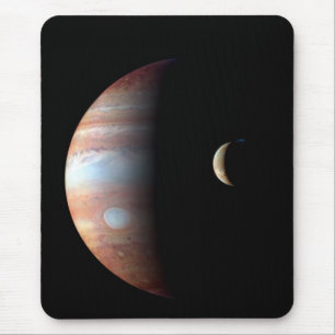 Mousepad Júpiter Planeta Gigante Gasoso & Io Lua Galileana