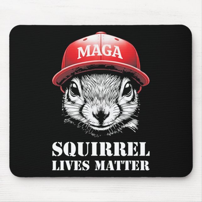 Mousepad Justiça para amendoim O Esquilo Vive Problema Vota (Frente)