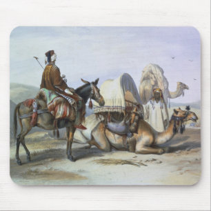Mousepad Kafila com um camelo que carrega um Hodesh,