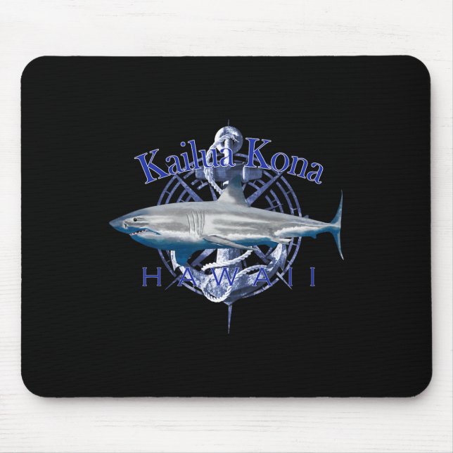 Mousepad Kailua Kona Hawaii Nautical Sailing Boating  (Frente)