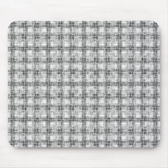 Mousepad Kaleidoscópio Cinza (Frente)