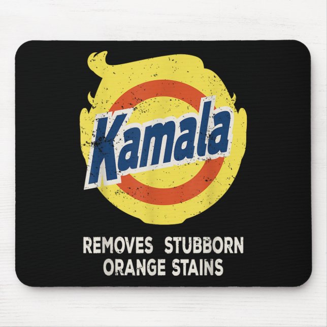 Mousepad Kamala Detergent Remove Tripas De Laranja Tetrais (Frente)