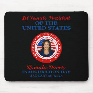 Mousepad Kamala Harris 1rua Presidente Inauguração Pa