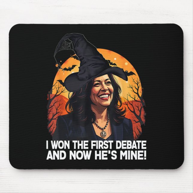 Mousepad Kamala Harris Halloween Ganhou O Primeiro Debate I (Frente)