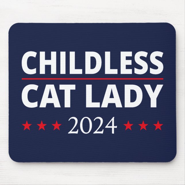 Mousepad Kamala Harris - Mulher Gato Infantil 2024 III (Frente)