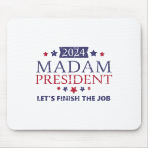 Mousepad Kamala Harris Senhora Presidente Vamos Finalizar O