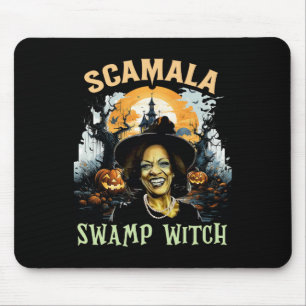 Mousepad Kamala Harris Swamp Desmascarado Bruxa Bruxa de 20