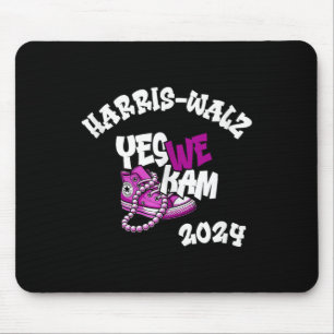 Mousepad Kamala Harris Tim W 2024 sim Kam Purple White T