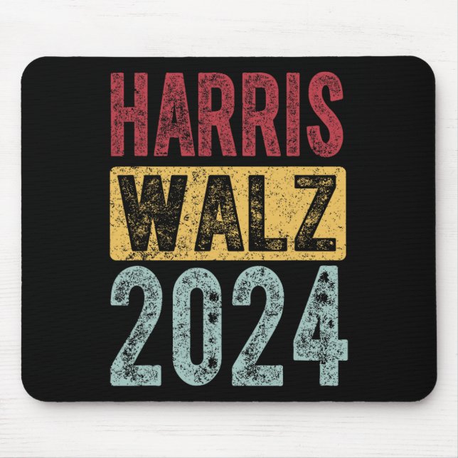 Mousepad Kamala Harris Tim Walz Walz Harris Walz Walz 202 (Frente)
