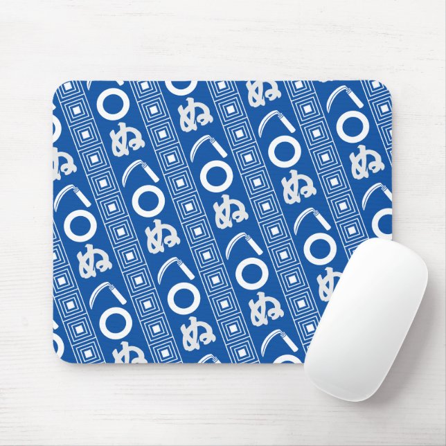 Mousepad Kamawanu Edo-Style Graphic Pattern (Com mouse)