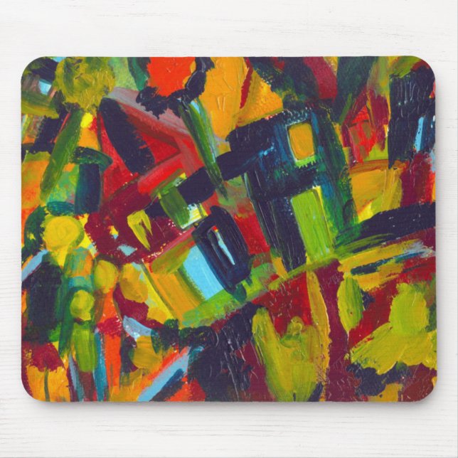 Mousepad Kandinsky 304 Abstrato Colorido (Frente)