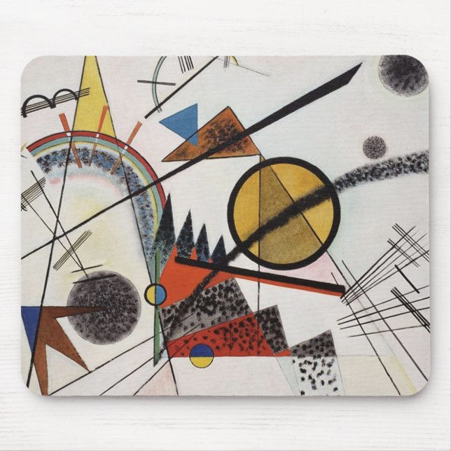 Mousepad Kandinsky Abstrato Painting Modern Art Master (Frente)