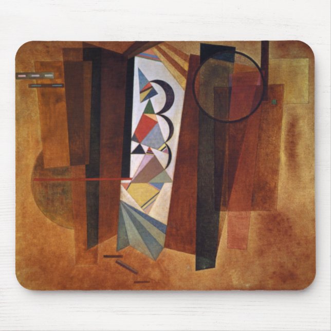 Mousepad Kandinsky Development in Brown Abstrato Painting (Frente)