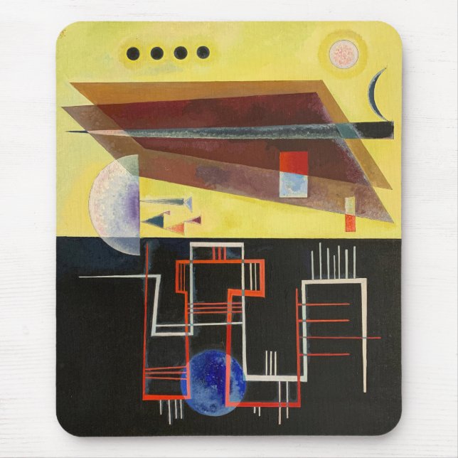 Mousepad Kandinsky Inner Alliance Abstrato Trabalho de arte (Frente)