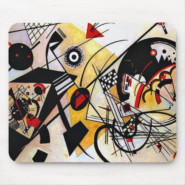 Mousepad Kandinsky - Linha em movimento (Frente)