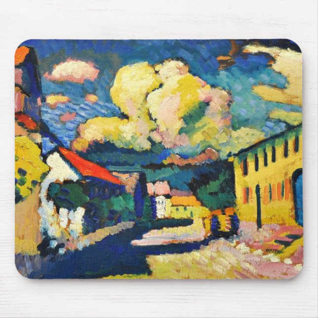Mousepad Kandinsky - Murnau, Dorfstrasse (Frente)