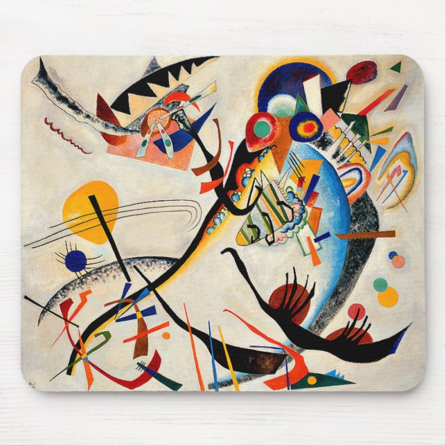 Mousepad Kandinsky - Segmento Azul (Frente)